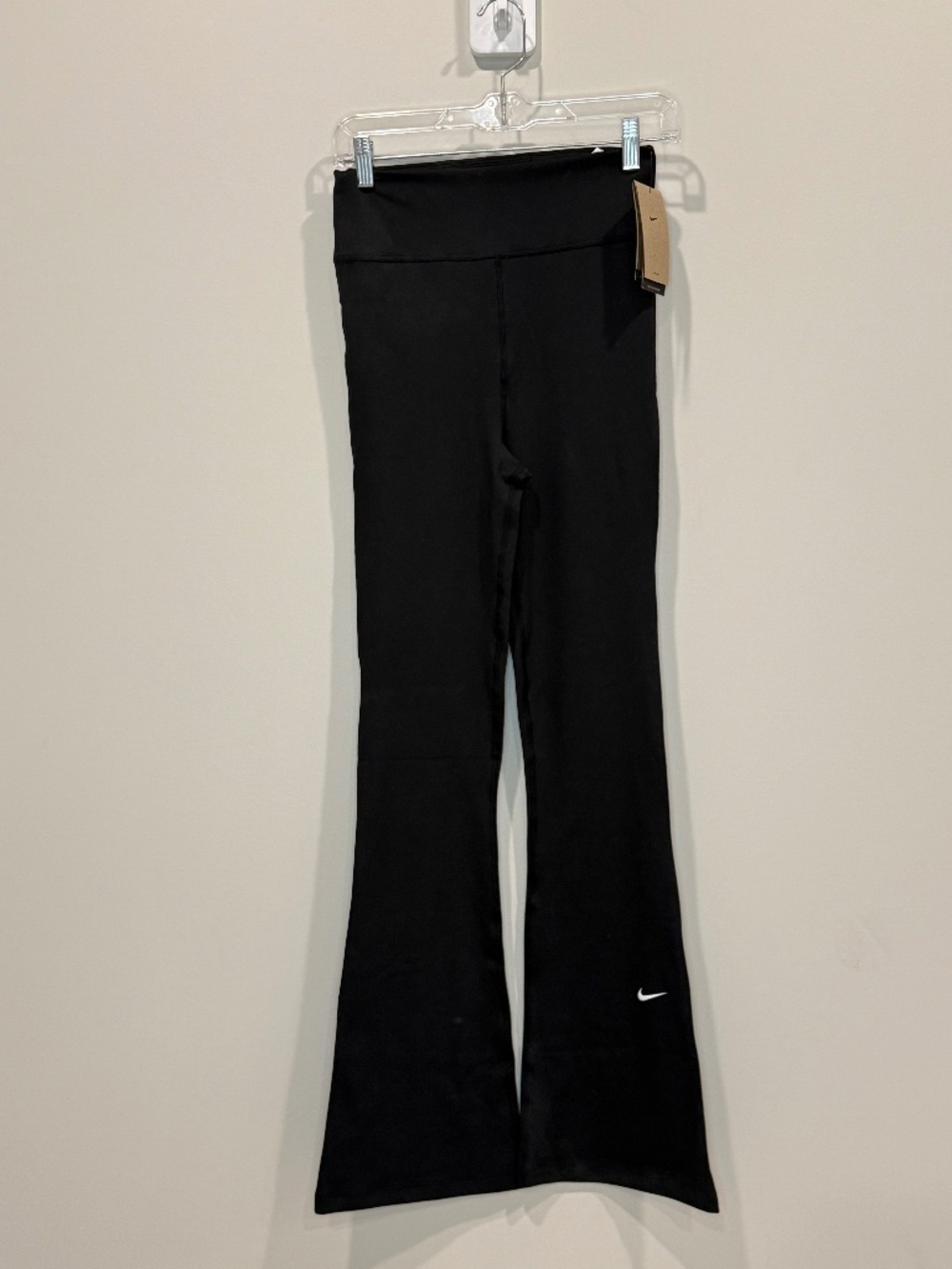 🖤 Nike One Girls' Dri-Fit Flare Pants Size Large Black FZ5609-010 New With Tags